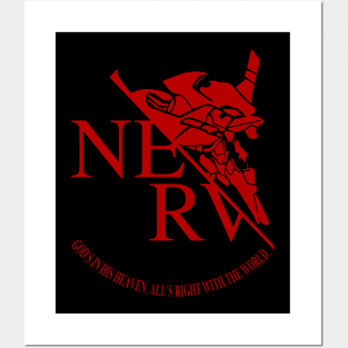 Nerv Evangelion Posters and Art